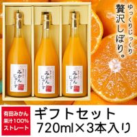 有田みかんジュース（3本セット）果汁100％ストレート
