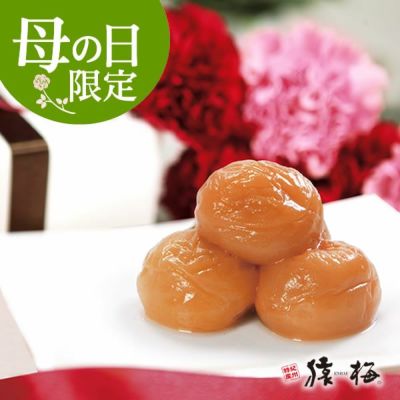 母の日限定 猿梅の梅干し・まろやか（520g）造花カーネーション付き